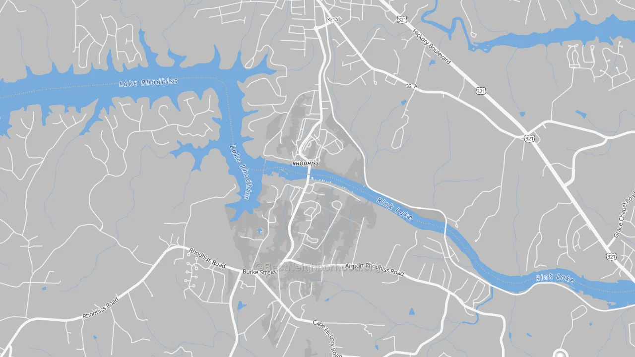 Transit Grade map of 28667, NC