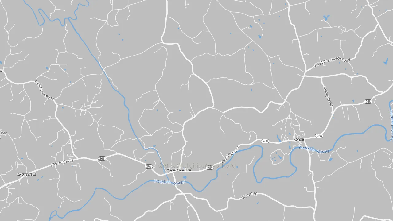 Transit Grade map of 28669, NC