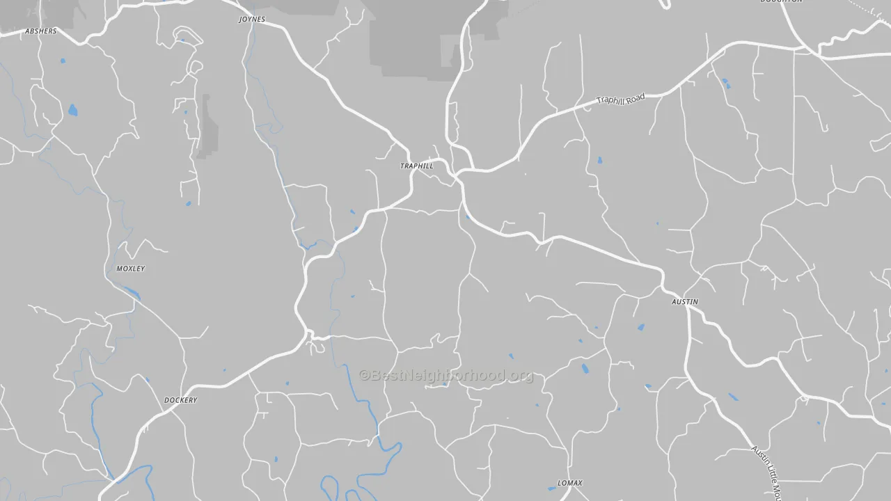 Transit Grade map of 28685, NC