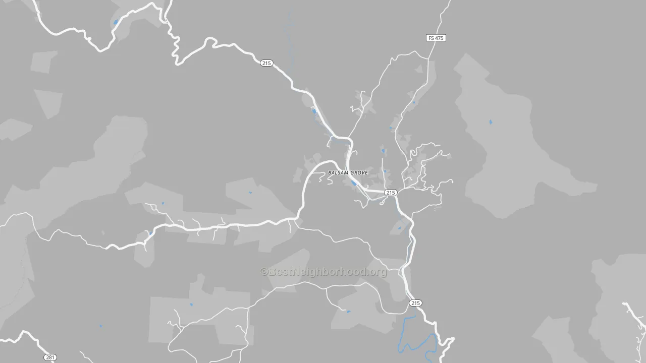 Transit Grade map of 28708, NC