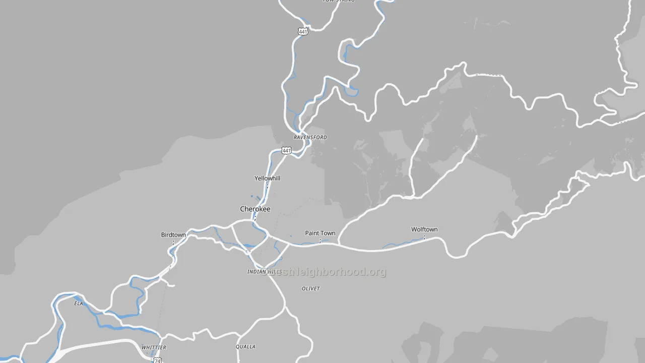 Transit Grade map of 28719, NC