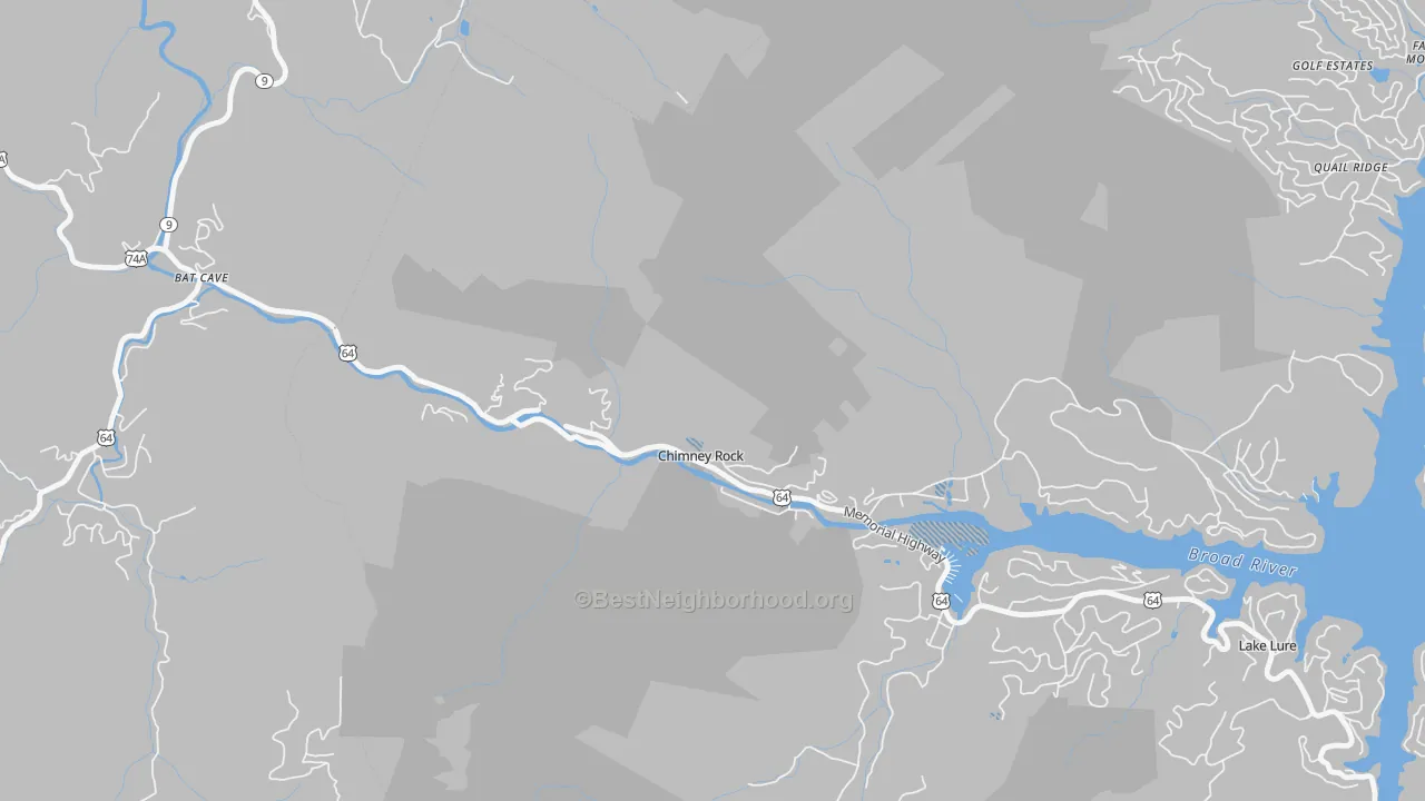 Transit Grade map of 28720, NC
