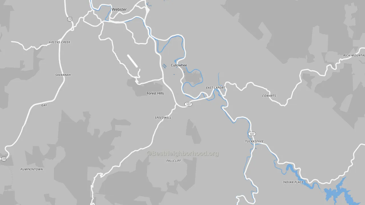 Transit Grade map of 28723, NC