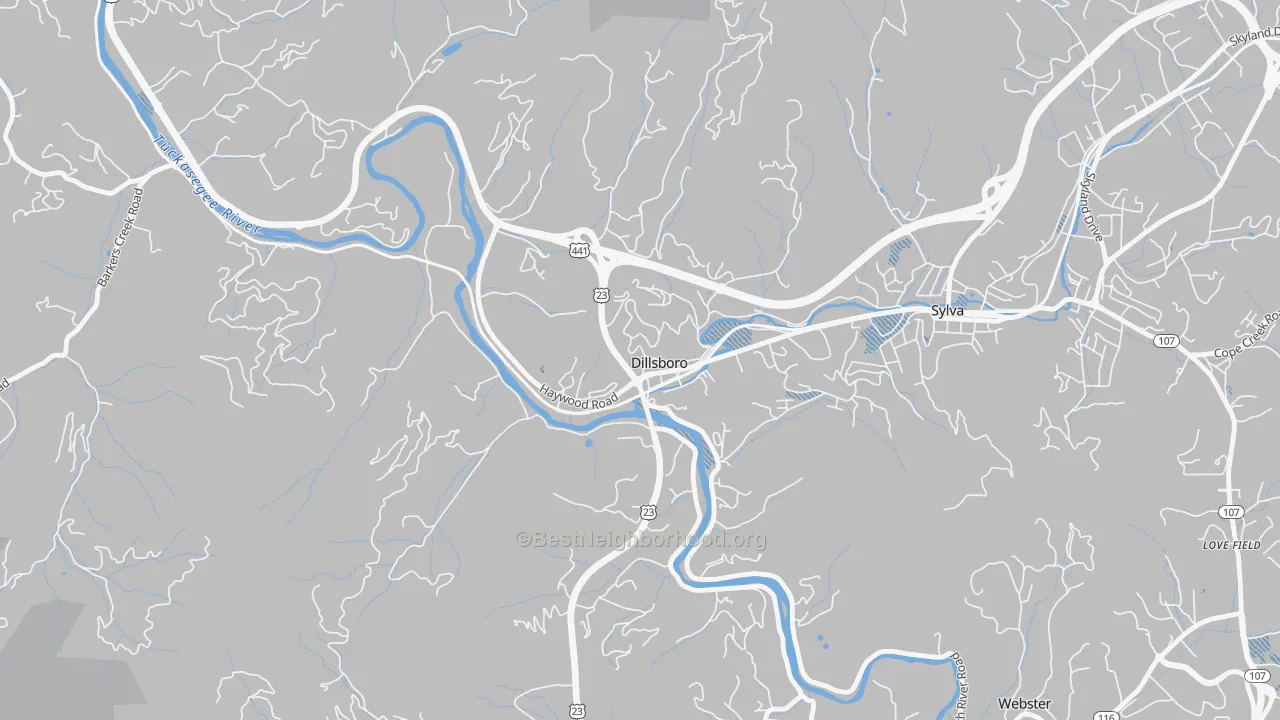Transit Grade map of 28725, NC