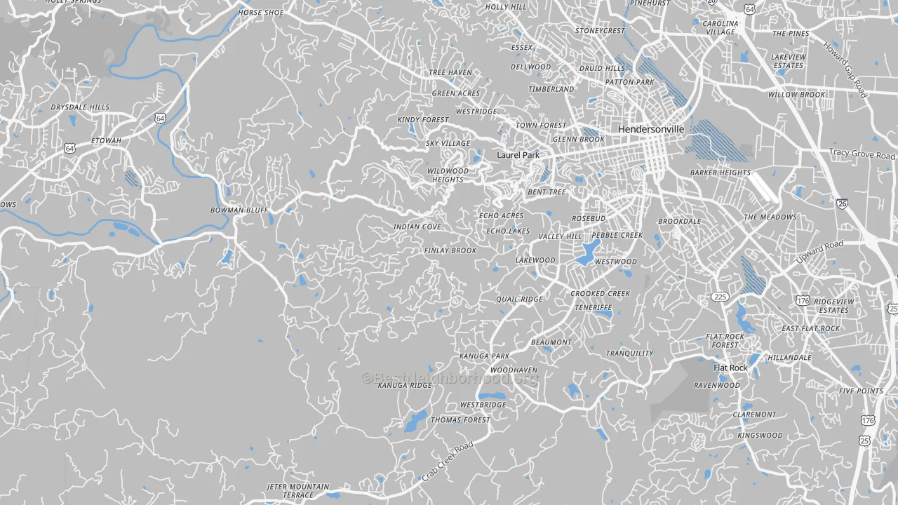 Transit Grade map of 28739, NC
