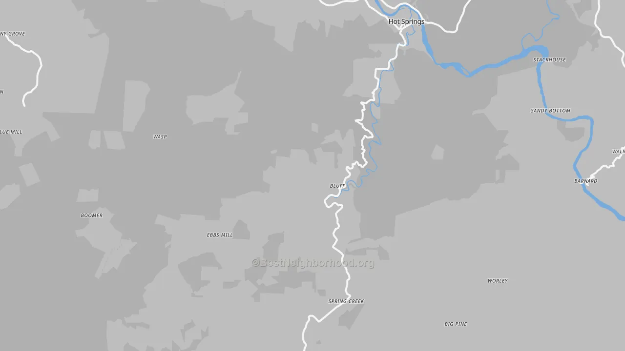 Transit Grade map of 28743, NC
