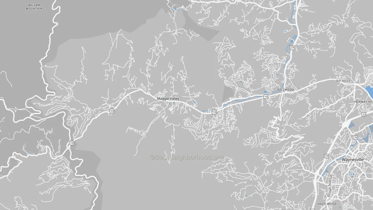 Transit Grade map of 28751, NC