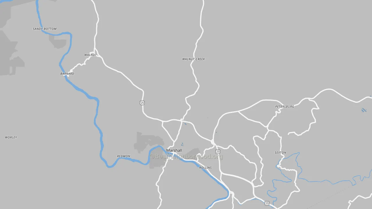 Transit Grade map of 28753, NC