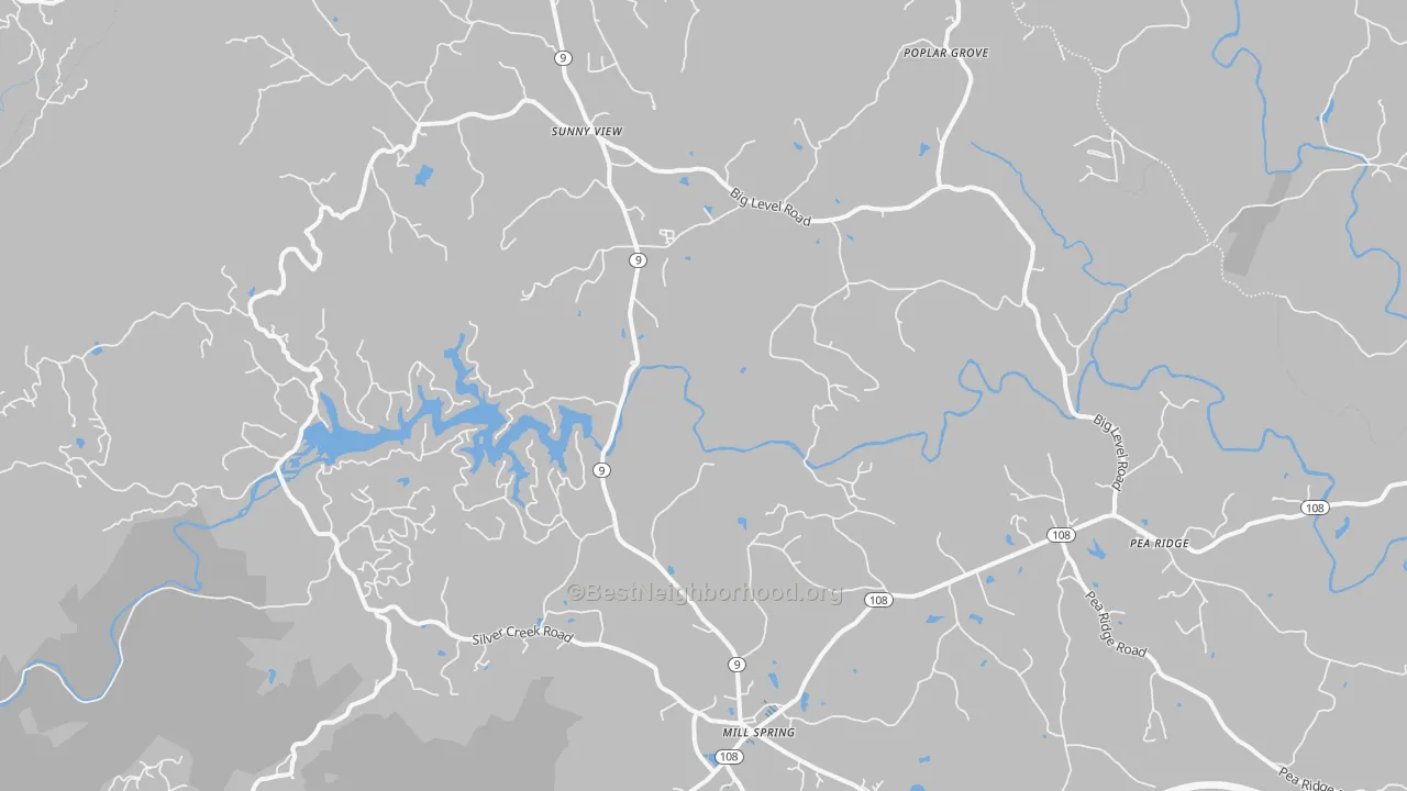 Transit Grade map of 28756, NC