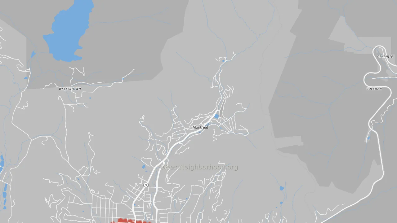 Transit Grade map of 28757, NC