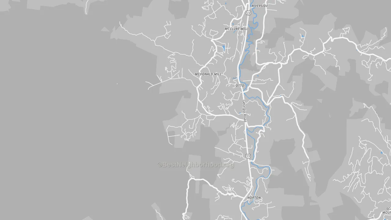 Transit Grade map of 28763, NC