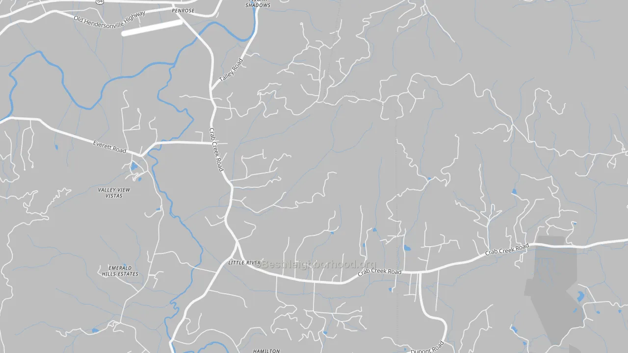 Transit Grade map of 28766, NC