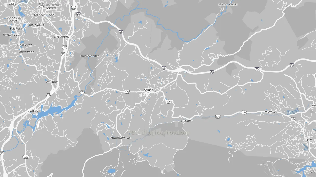 Transit Grade map of 28773, NC