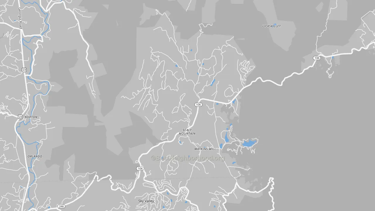 Transit Grade map of 28775, NC