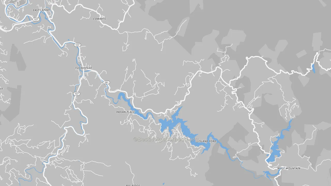 Transit Grade map of 28783, NC