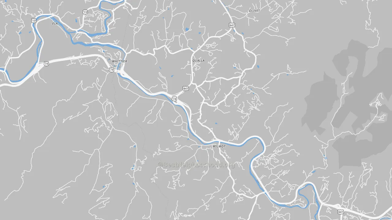 Transit Grade map of 28789, NC