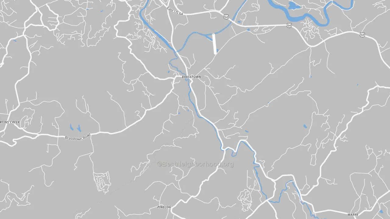 Transit Grade map of 28902, NC