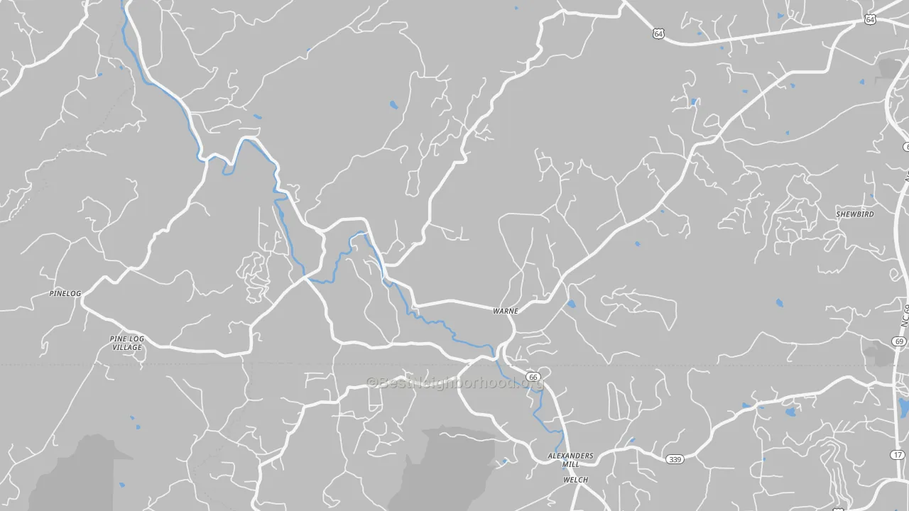 Transit Grade map of 28909, NC