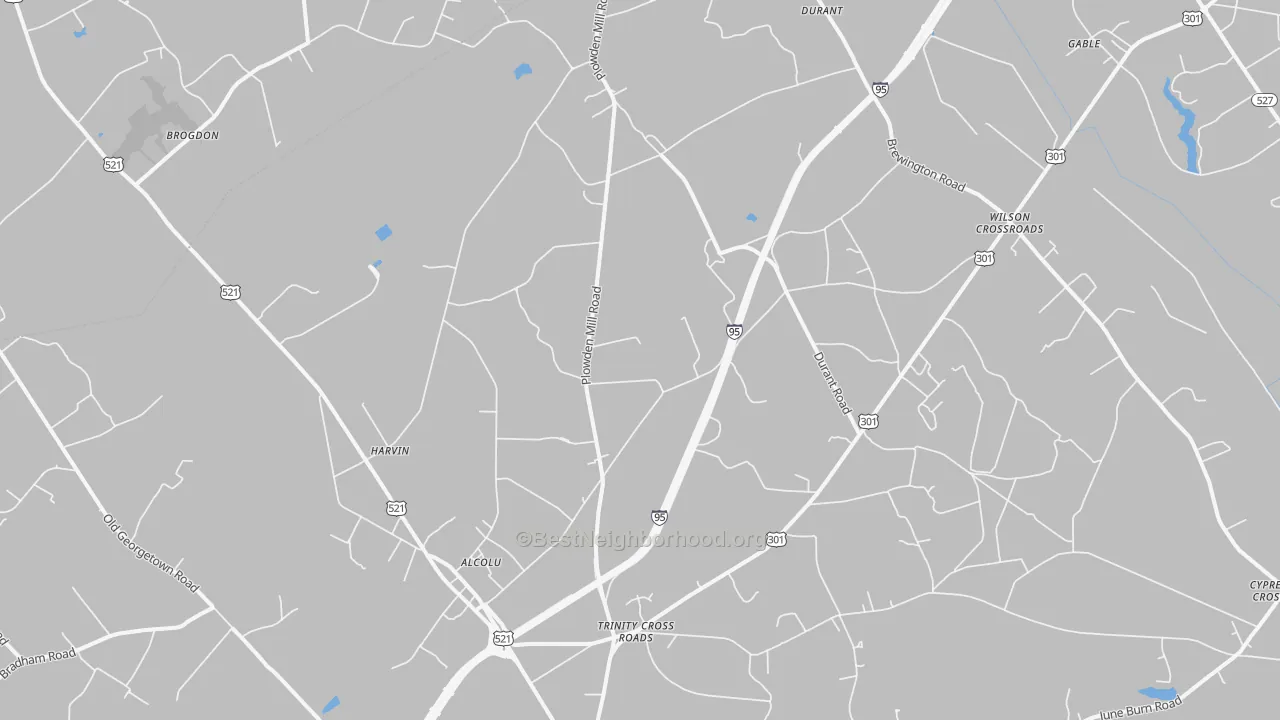 Transit Grade map of 29001, SC