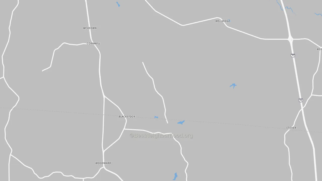 Transit Grade map of 29014, SC
