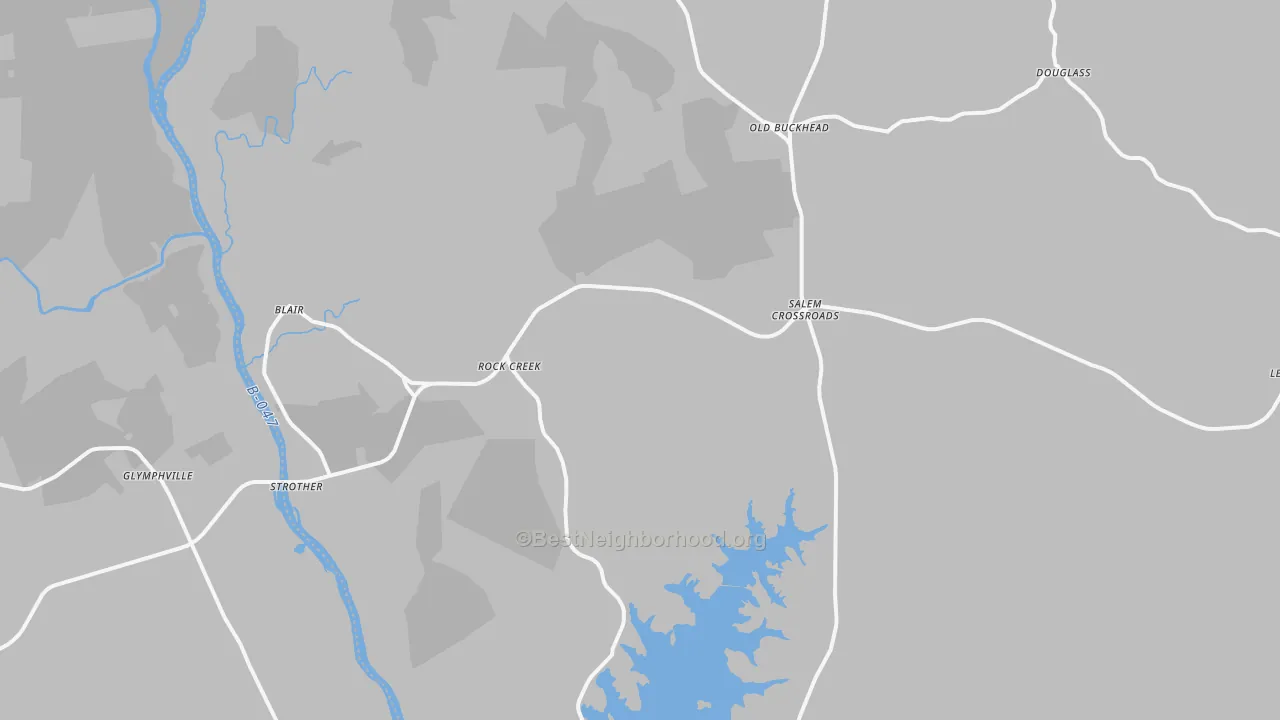 Transit Grade map of 29015, SC