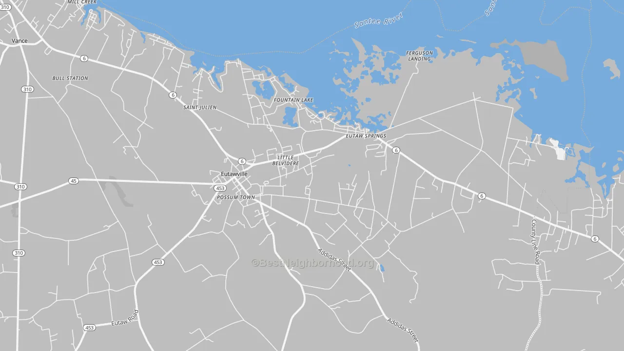Transit Grade map of 29048, SC