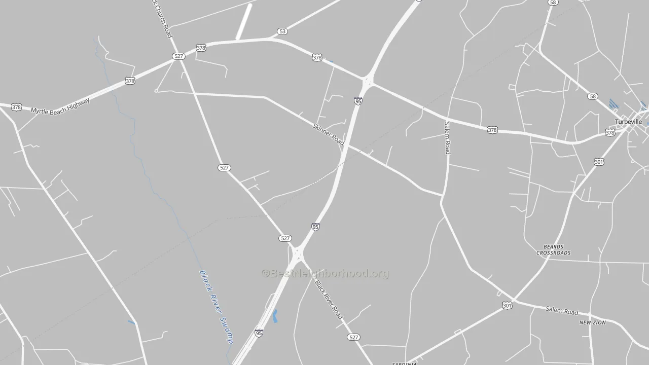 Transit Grade map of 29051, SC