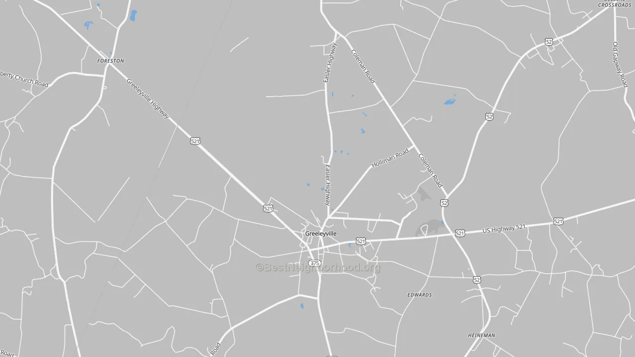 Transit Grade map of 29056, SC