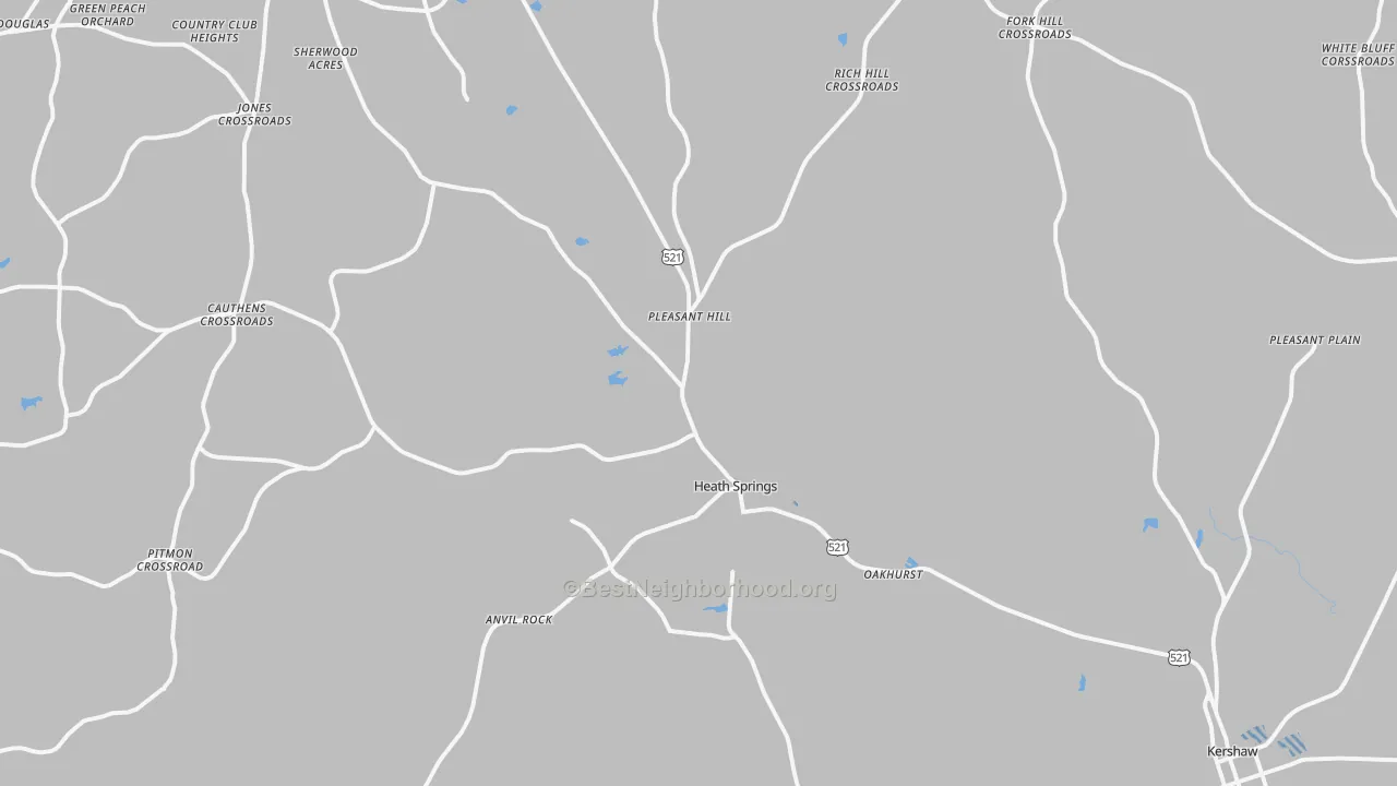 Transit Grade map of 29058, SC