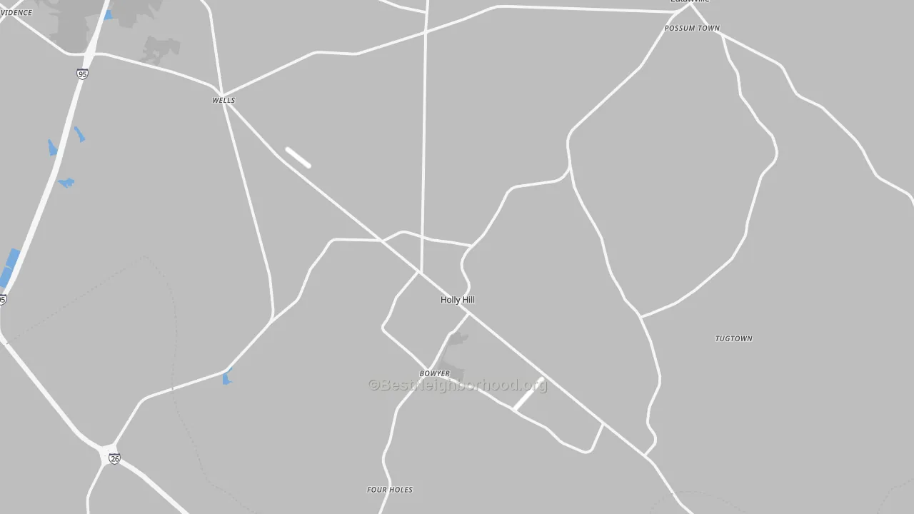 Transit Grade map of 29059, SC