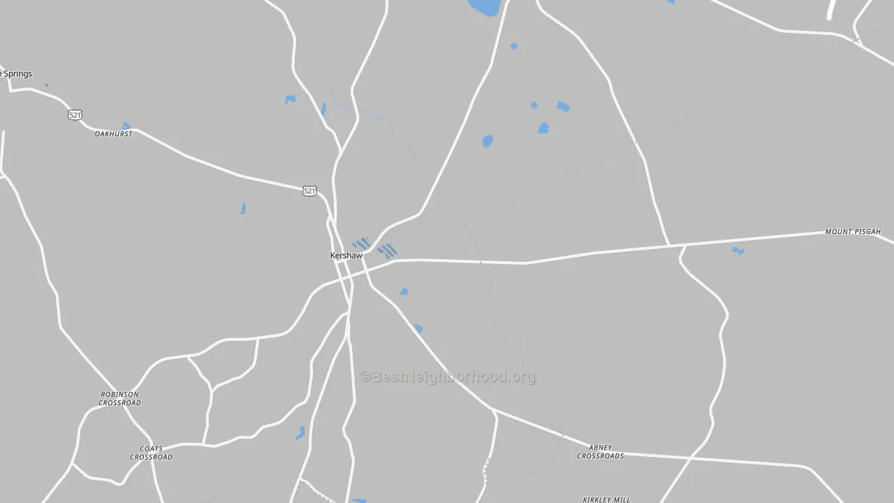 Transit Grade map of 29067, SC
