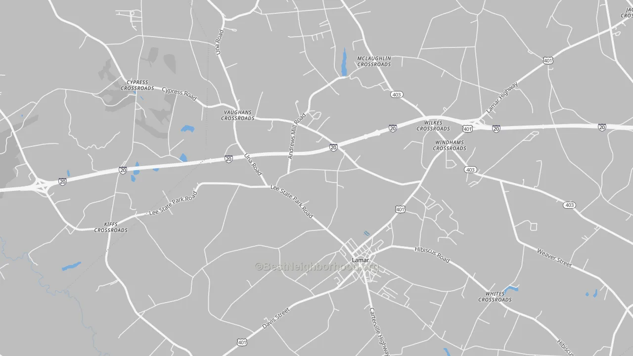 Transit Grade map of 29069, SC