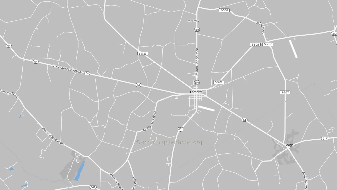 Transit Grade map of 29081, SC