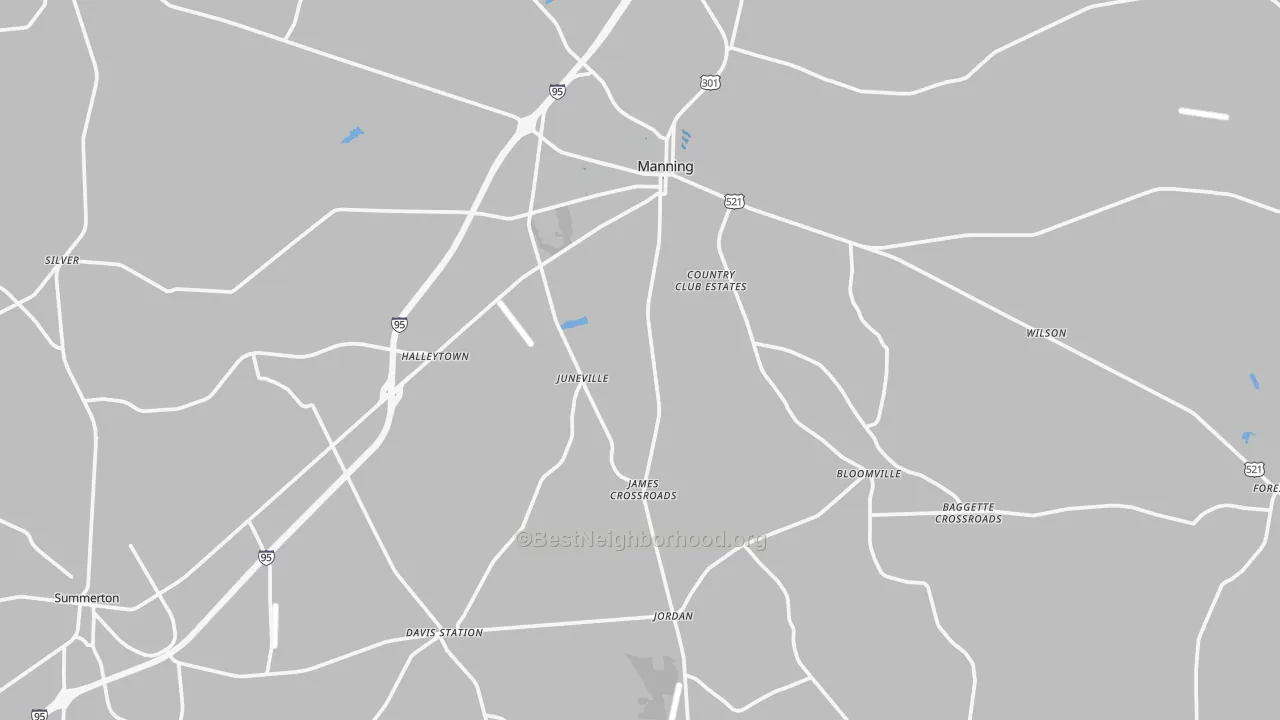 Transit Grade map of 29102, SC