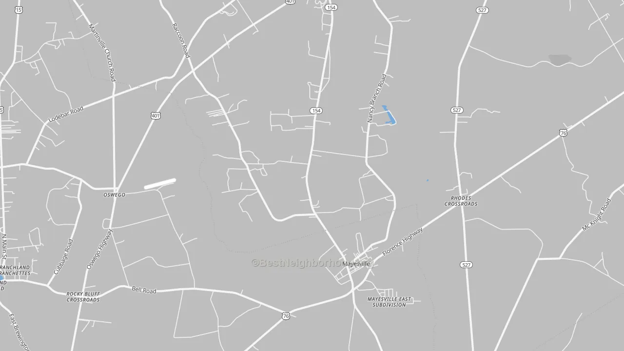 Transit Grade map of 29104, SC