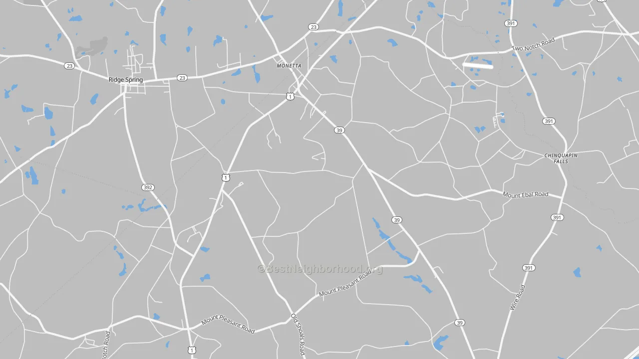 Transit Grade map of 29105, SC