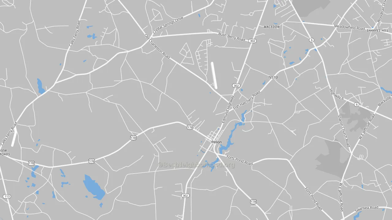 Transit Grade map of 29123, SC
