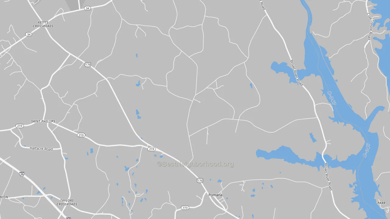 Transit Grade map of 29126, SC