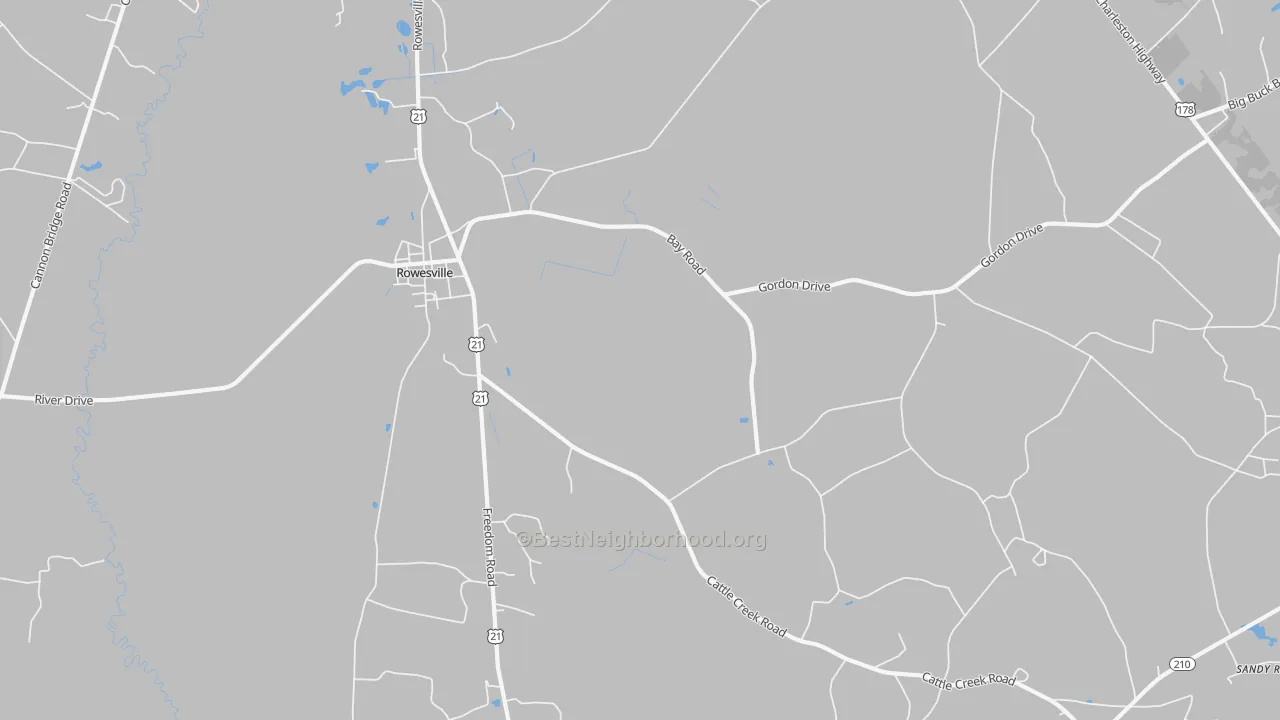 Transit Grade map of 29133, SC
