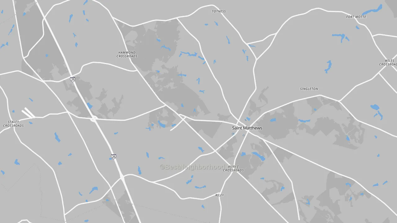 Transit Grade map of 29135, SC
