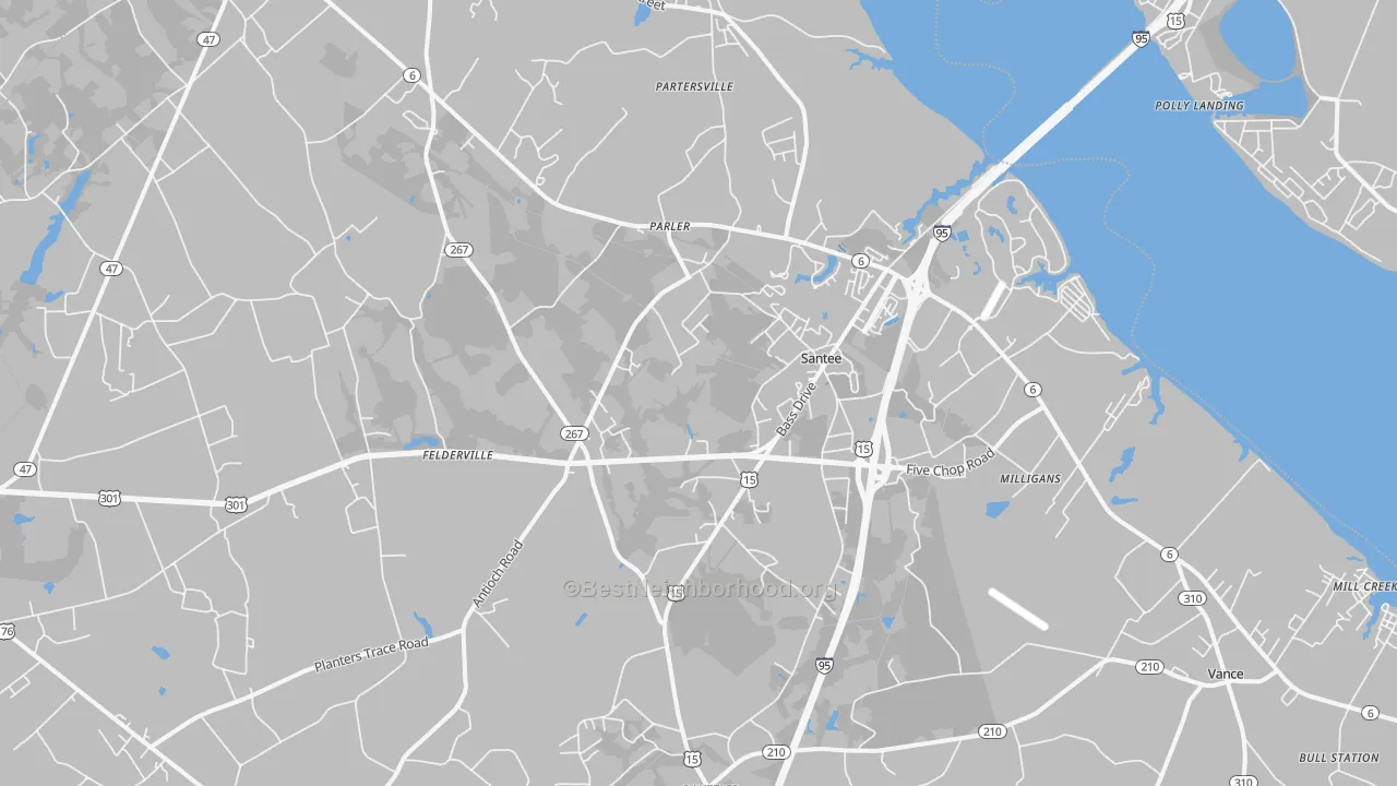 Transit Grade map of 29142, SC