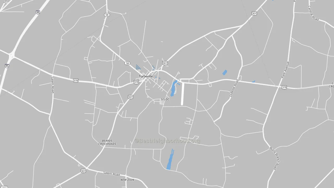 Transit Grade map of 29162, SC