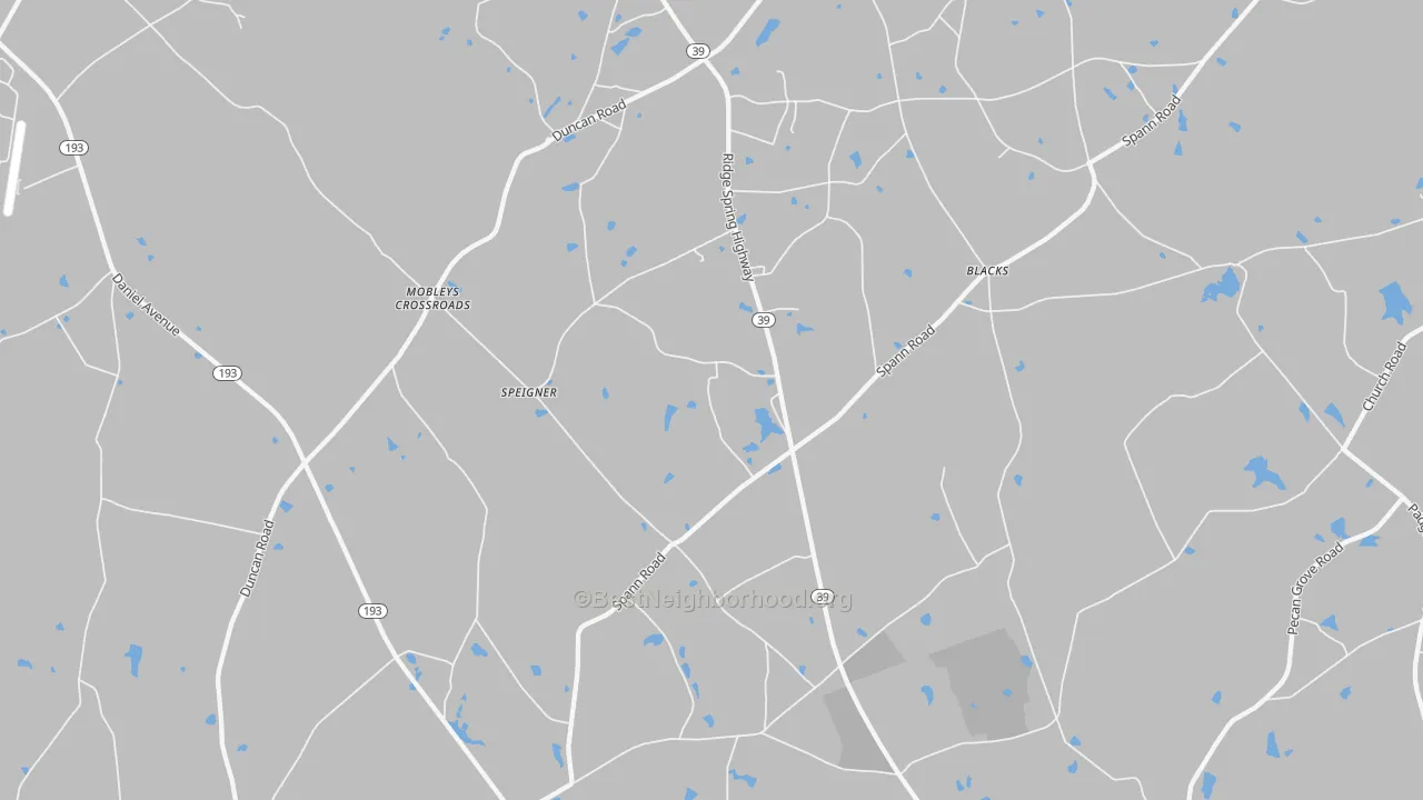 Transit Grade map of 29166, SC