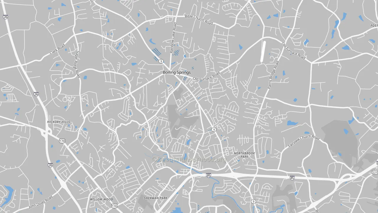 Transit Grade map of 29316, SC