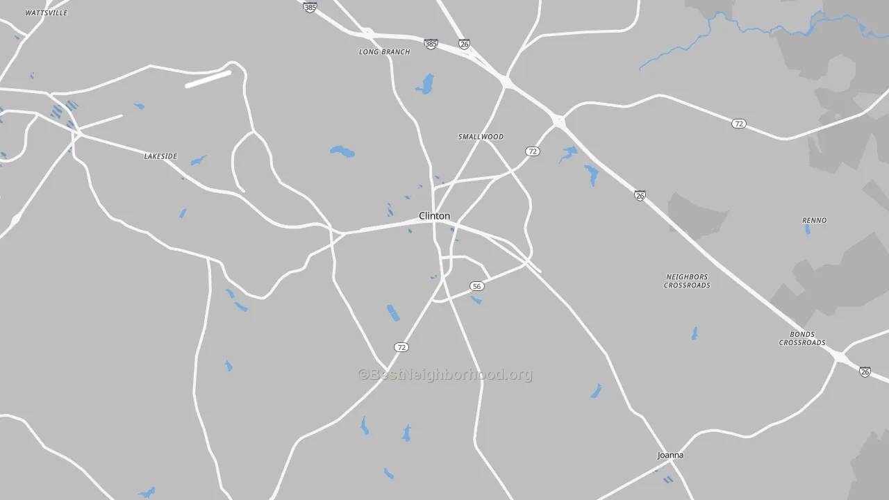 Transit Grade map of 29325, SC