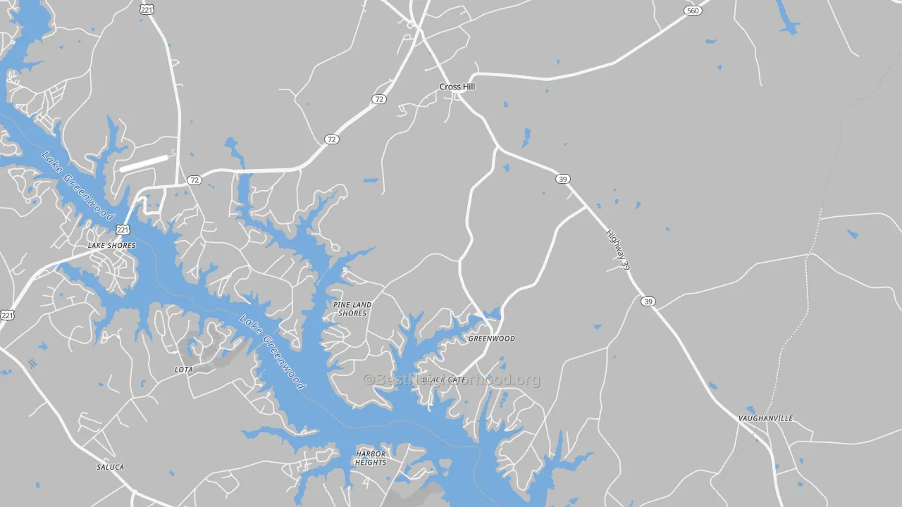 Transit Grade map of 29332, SC