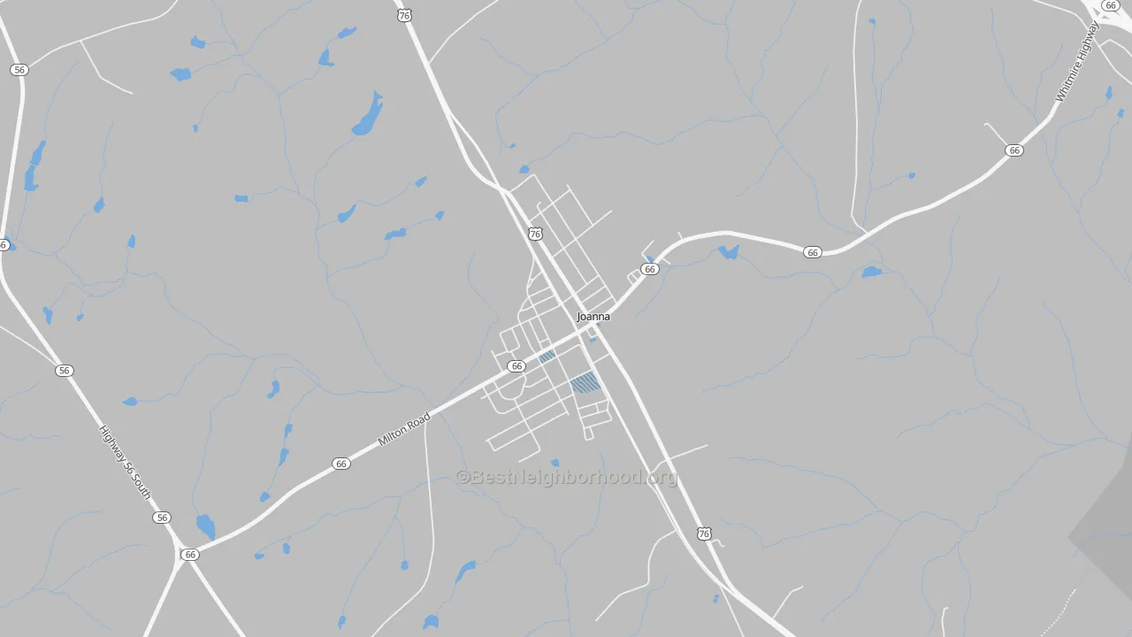 Transit Grade map of 29351, SC
