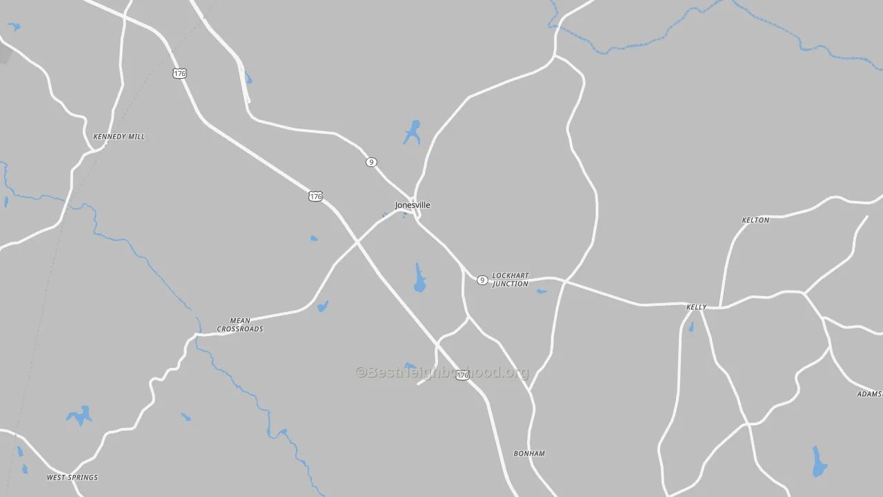 Transit Grade map of 29353, SC