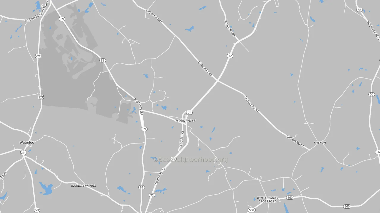 Transit Grade map of 29370, SC