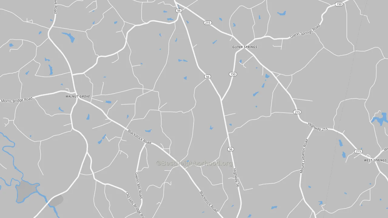 Transit Grade map of 29374, SC